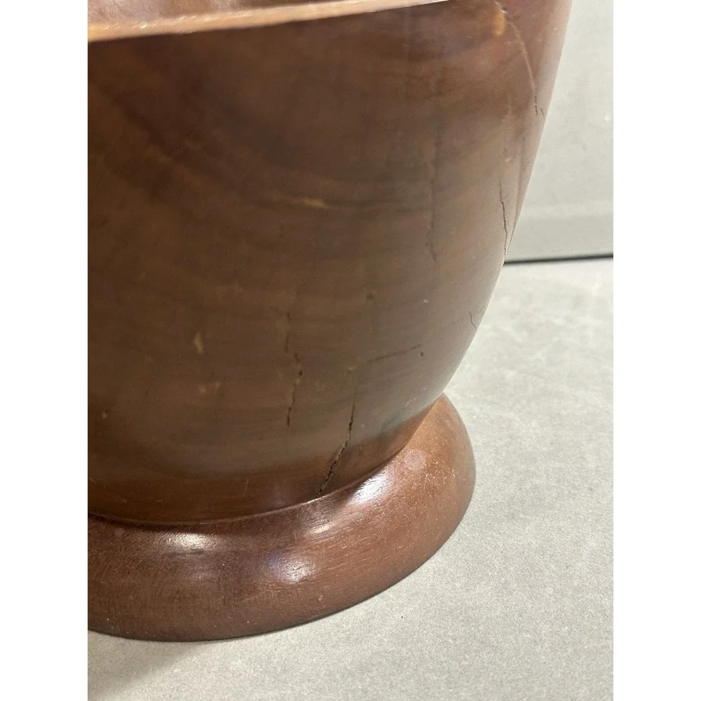 Vintage Wooden‎ Bowl With Lid